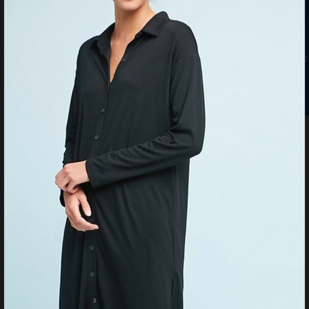 Anthropologie long knit buttondown/dress.